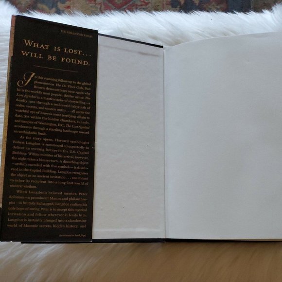 The Lost Symbol by Dan Brown 2009 HC DJ First Edition - Picture 6 of 10
